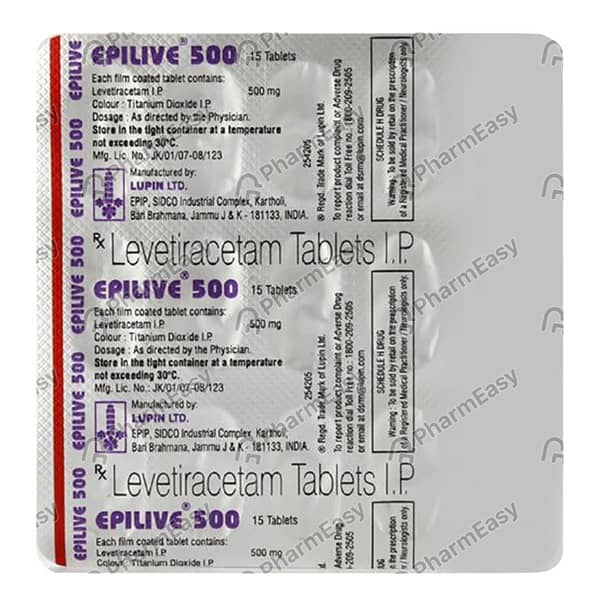 Epilive 500mg Tablet