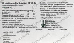 LUPI FSH 75IU DRY VIAL OF 1 POWDER FOR INJECTION