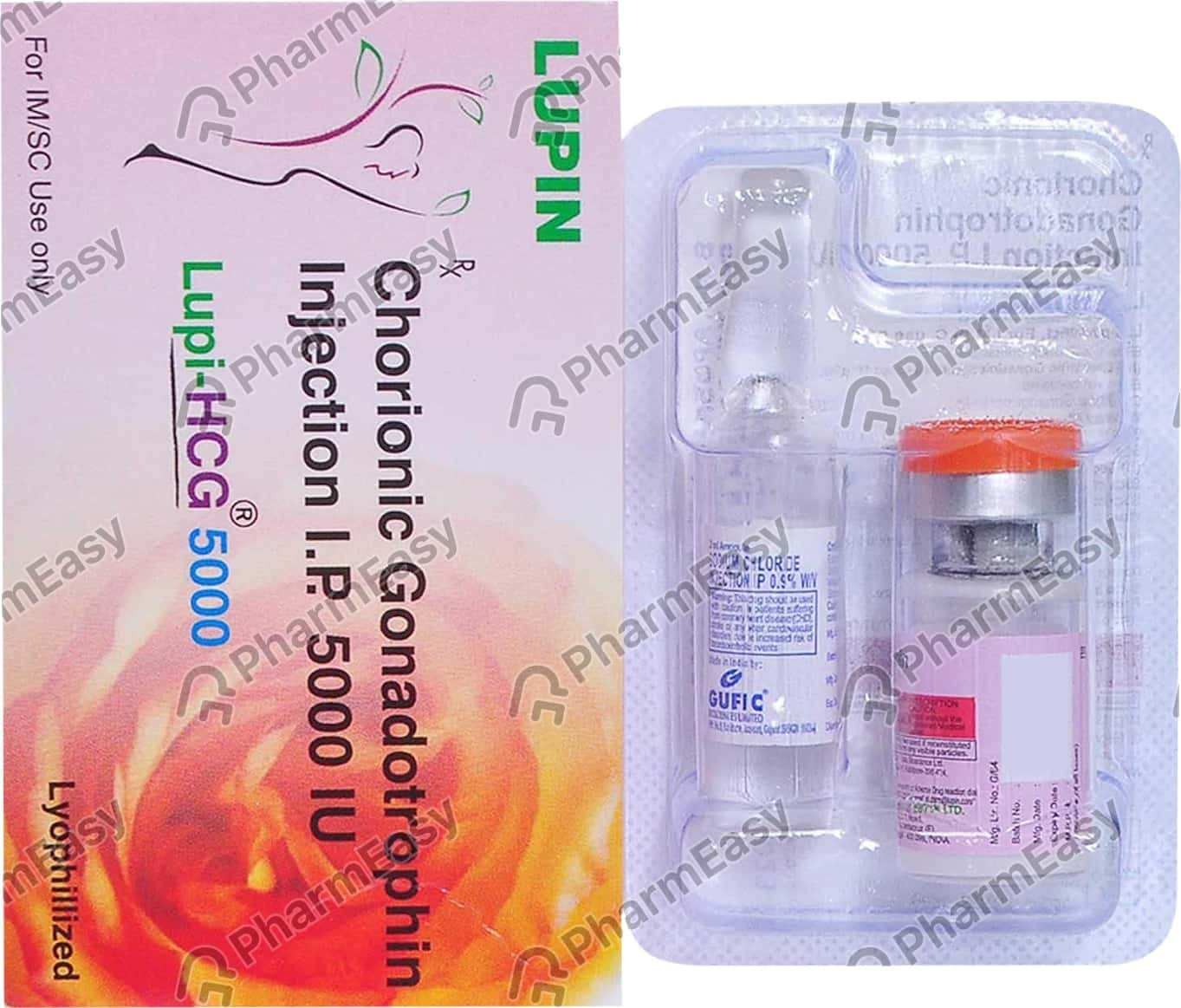 Lupi Hcg 5000iu Dry Vial Of 1 Powder For Injection