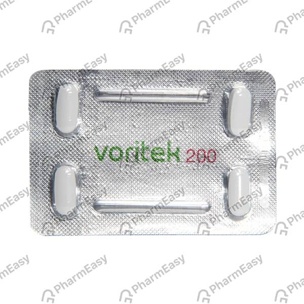 Voritek 200mg Strip Of 10 Tablets