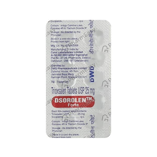 Dsorolen Forte 25mg Strip Of 10 Tablets