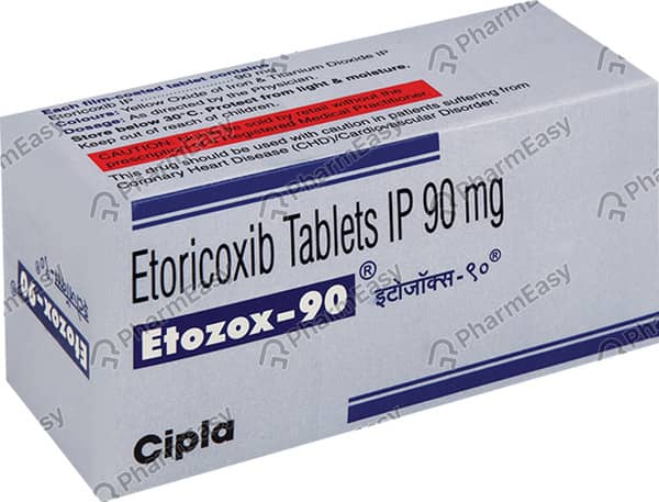Etozox 90mg Strip Of 10 Tablets