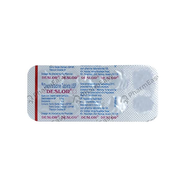 Deslor 5mg Strip Of 10 Tablets