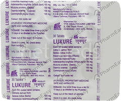 LUKURE STRIP OF 30 TABLETS