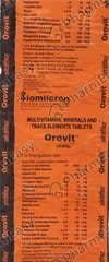 OROVIT STRIP OF 10 TABLETS