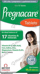 PREGNACARE STRIP OF 10 TABLETS