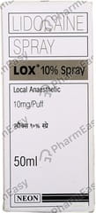 LOX 10% BOTTLE OF 50ML SPRAY