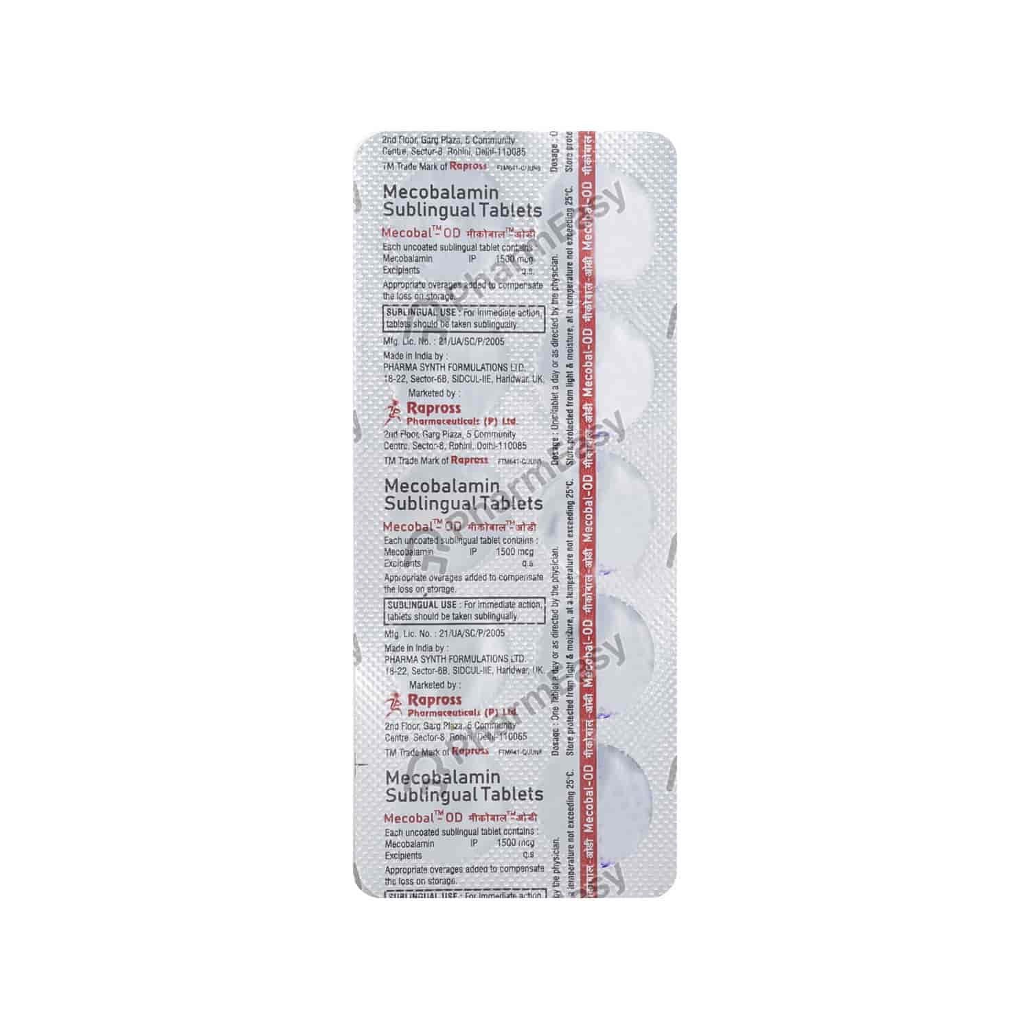 Mecobal Tablet Uses In Hindi Buy Mecobal Od 1500mcg Tablet Online at flat 15% off | PharmEasy