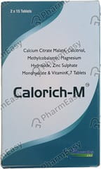 CALORICH M STRIP OF 15 TABLETS