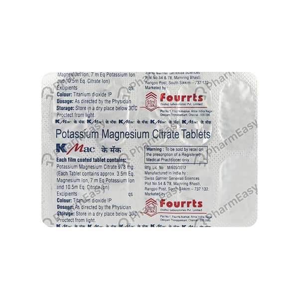 K Mac Strip Of 10 Tablets