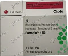 EUTROPIN 4IU DRY VIAL OF 1 POWDER FOR INJECTION