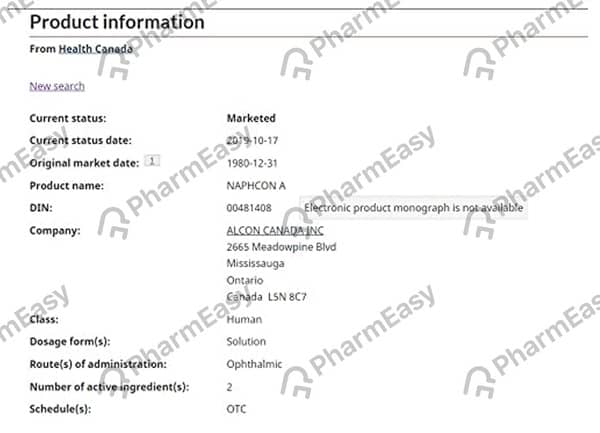 Alcon Bottle Of 15ml Oral Drops