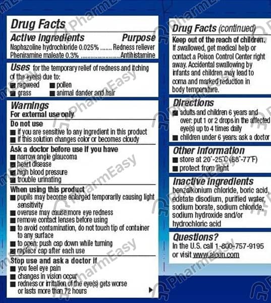 Alcon Bottle Of 15ml Oral Drops