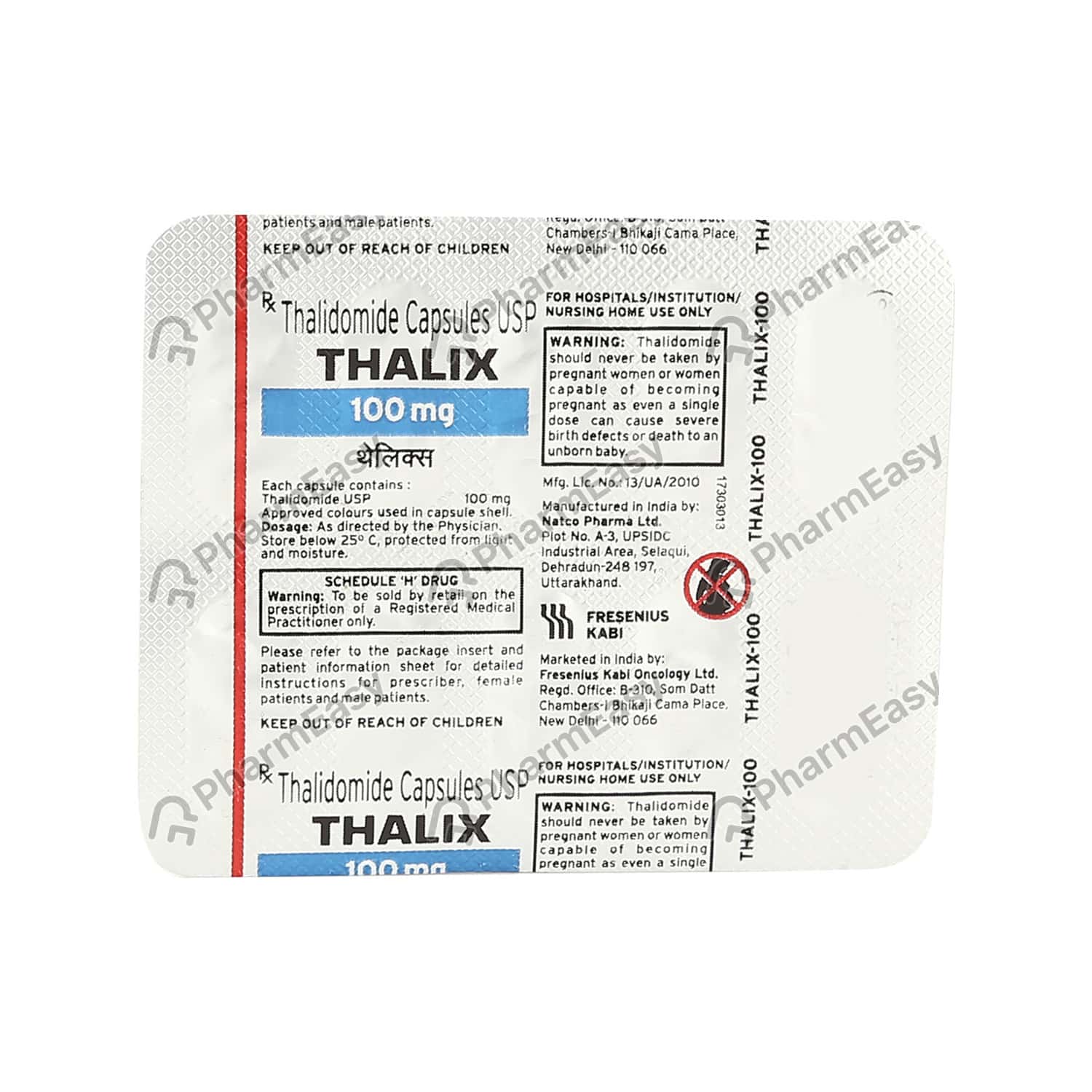 Buy Thalix 100 MG Capsule (10) Online at Flat 18% OFF* | PharmEasy