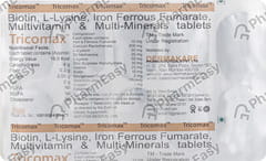 TRICOMAX STRIP OF 10 TABLETS