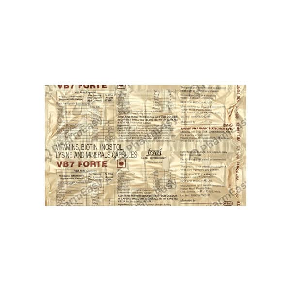 Vb7 Forte Strip Of 10 Capsules