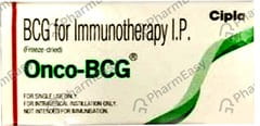 ONCO BCG 40MG DRY VIAL OF 1 POWDER FOR VACCINE