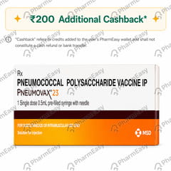 PNEUMOVAX 23 PRE FILLED SYRINGE OF 0.5ML INJECTION