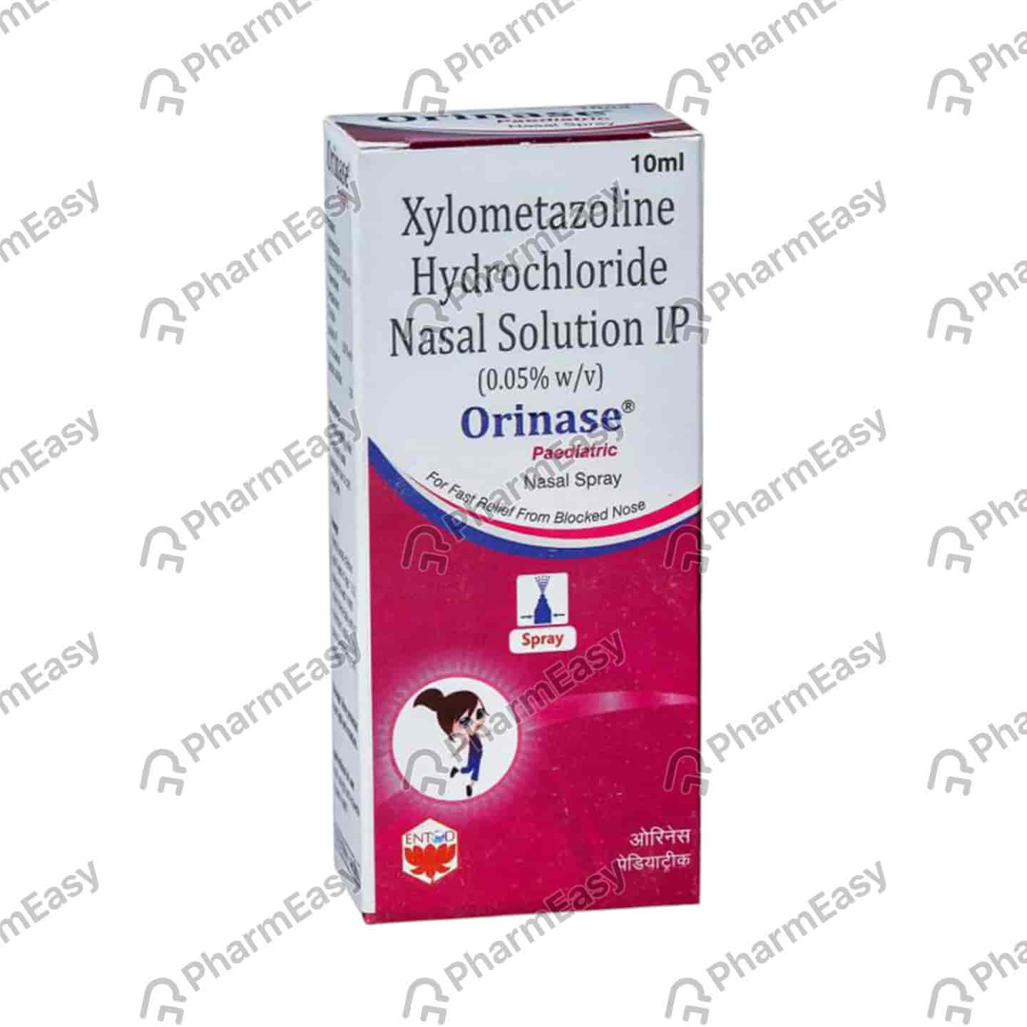 Orinase Paediatric Bottle Of 10ml Nasal Spray