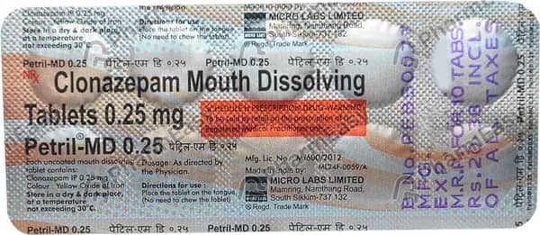 Petril-MD 0.25 Tablet