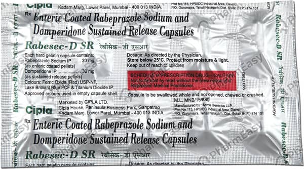 Rabesec Dsr Strip Of 10 Capsules