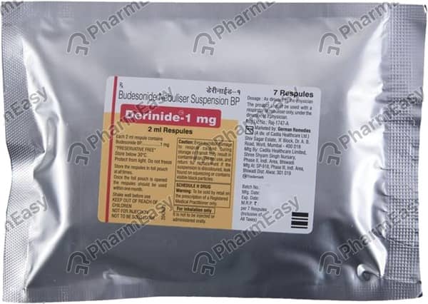 Derinide 1mg 2ml Packet Of 7 Respules