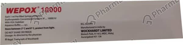 Wepox 10000iu Pre-Filled Syringe Of 1ml Injection