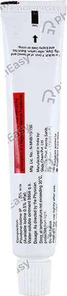 Bectodine 5% Tube Of 20gm Ointment