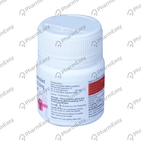 Nitrolong 2.6mg Tablets