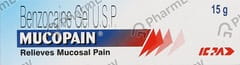 MUCOPAIN 20% GEL 15GM