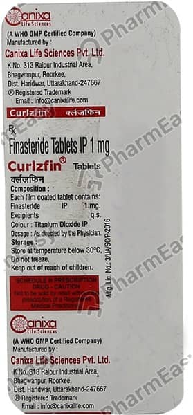Curlzfin 1mg Strip Of 10 Tablets