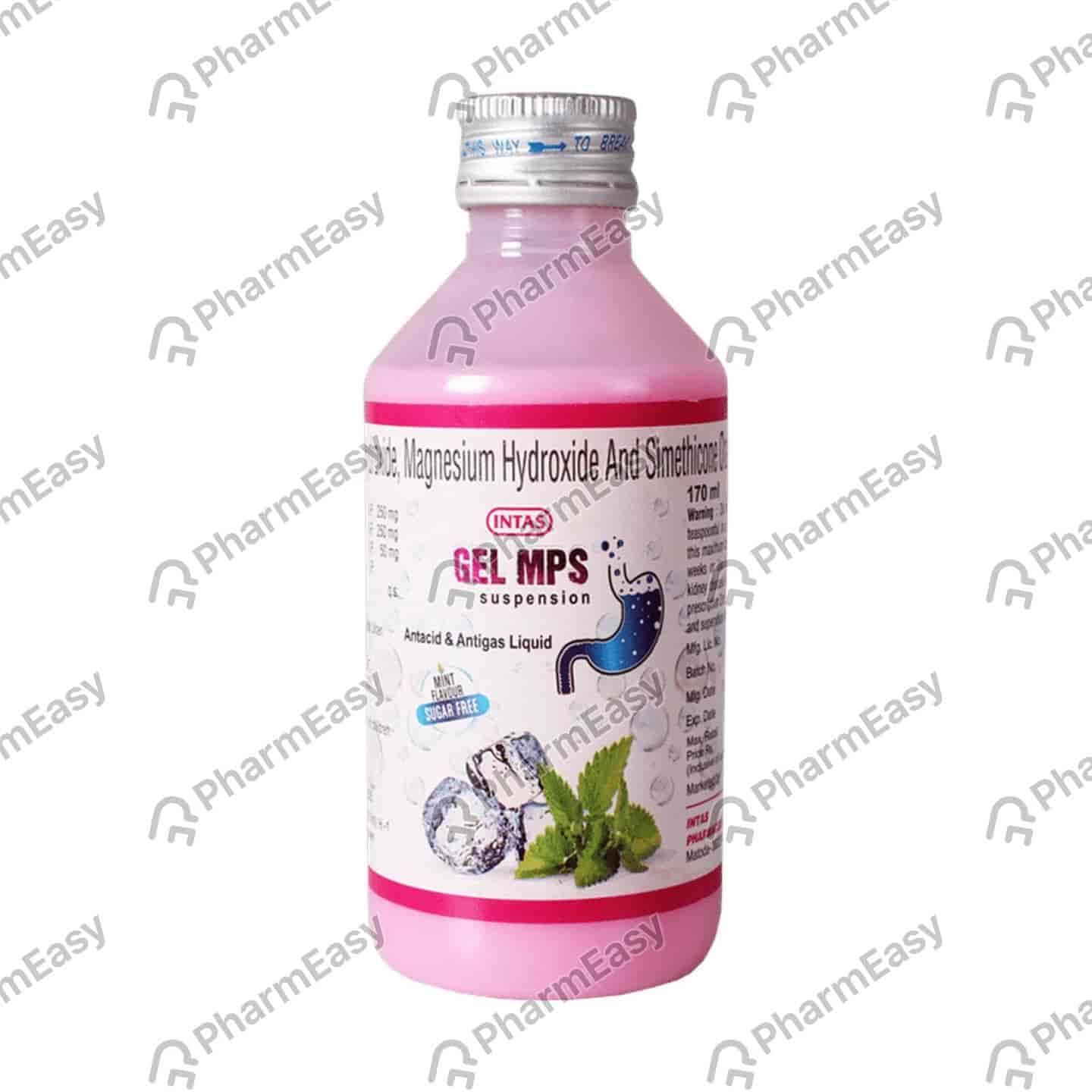 Gel Mps Mint Flavour Sugar Free Bottle Of 170ml Suspension