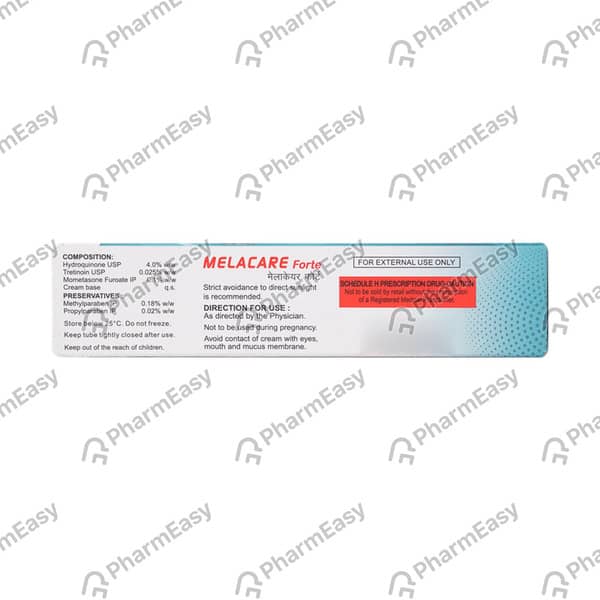 Melacare Forte Tube Of 15gm Cream