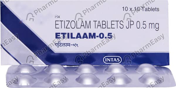 Etilaam 0.5mg Strip Of 10 Tablets