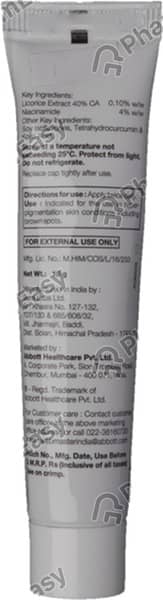 Melaglow Tube Of 15gm Cream