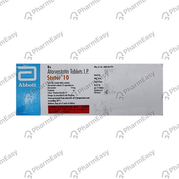 Stator 10mg Strip Of 30 Tablets