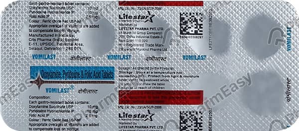 Vomilast Strip Of 10 Tablets