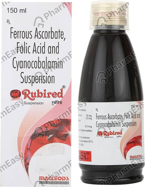 Rubired Bottle Of 150ml Suspension