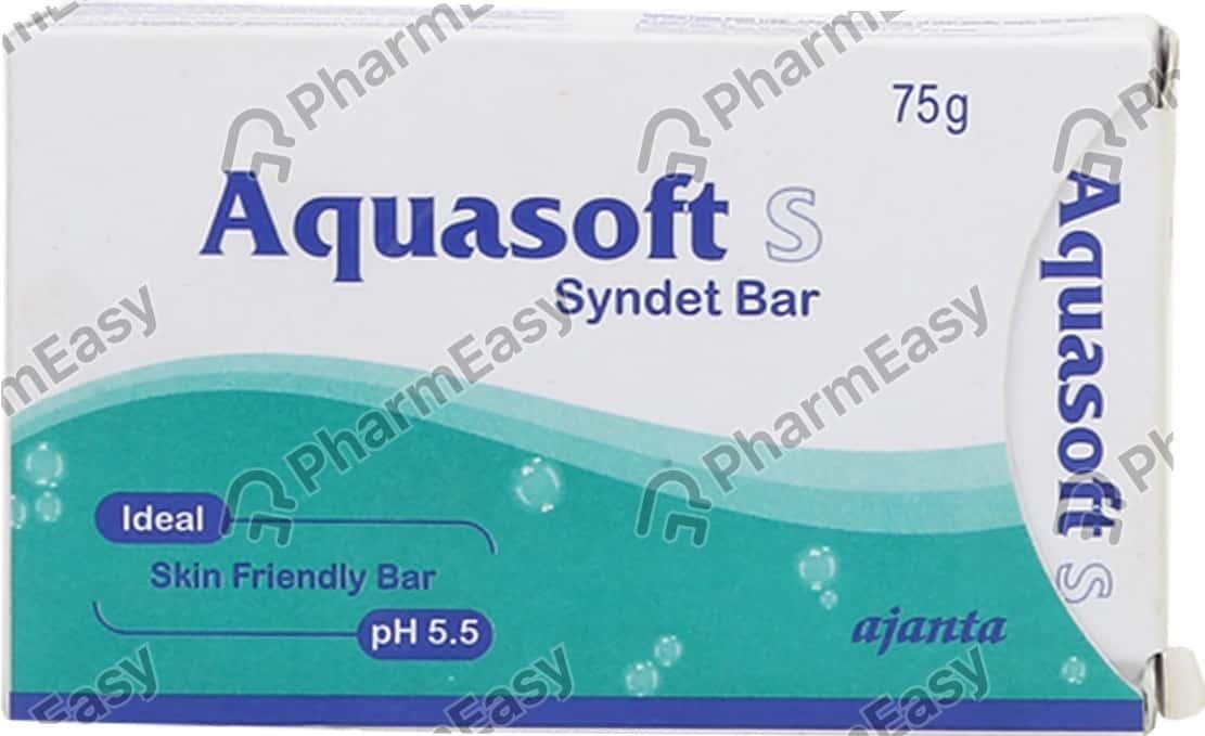 Aquasoft S Syndet Bar 75gm
