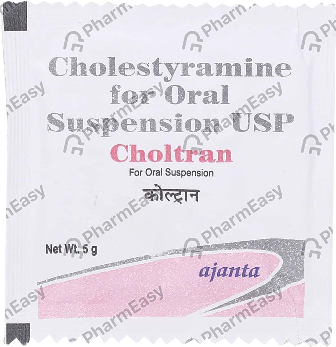 Buy Choltran 4 GM Oral Powder (5) Online at Flat 15 OFF PharmEasy