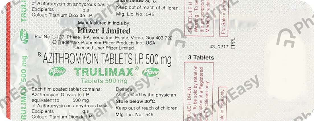 Trulimax 500mg Strip Of 3 Tablets