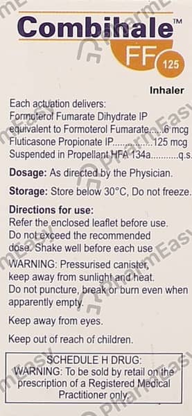 Combihale Ff 125Mcg Box Of 120Md 7.2Gm Metered Dose Inhaler