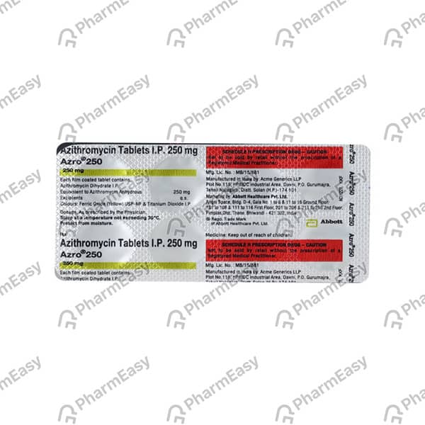 Azro 250mg Tablet