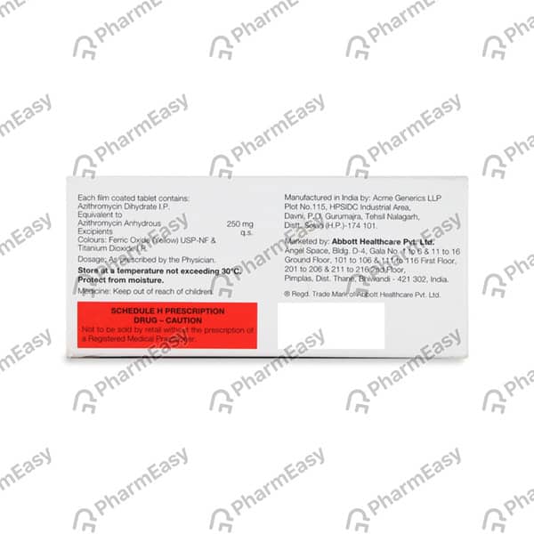 Azro 250mg Tablet