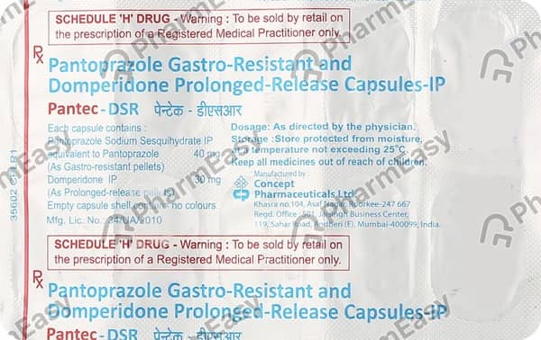 Pantec Dsr Strip Of 10 Capsules