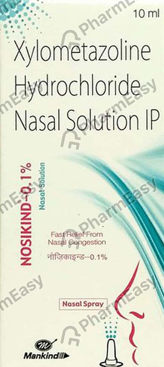 Nosikind 0.1% Bottle Of 10ml Nasal Spray