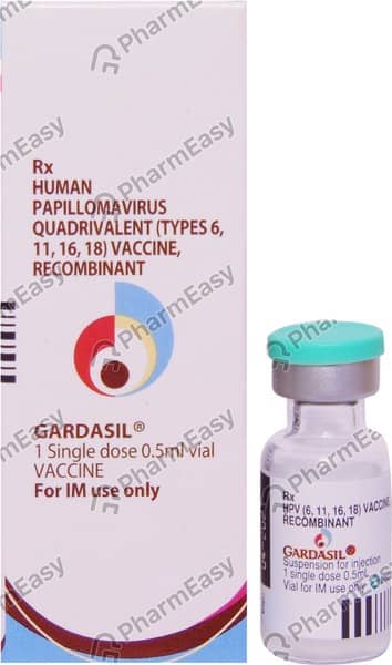 Gardasil Vial Of 0.5Ml Vaccine