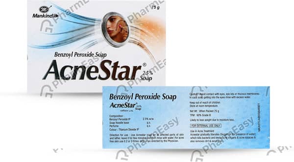 Acnestar 2.5% Soap | 75 Gm