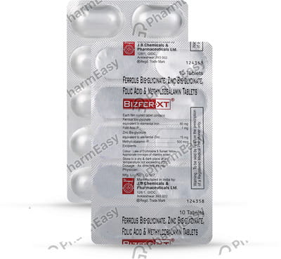 Bizfer Xt Strip Of 10 Tablets