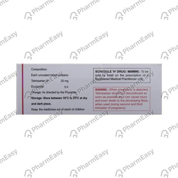 Eritel 20mg Strip Of 10 Tablets